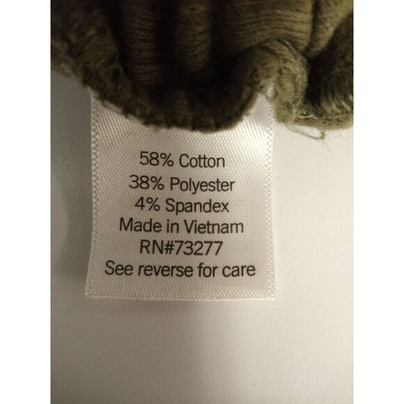 So Junior's Green Short Sleeved Crop Top with Ruched Side Size Small - Picture 5 of 6